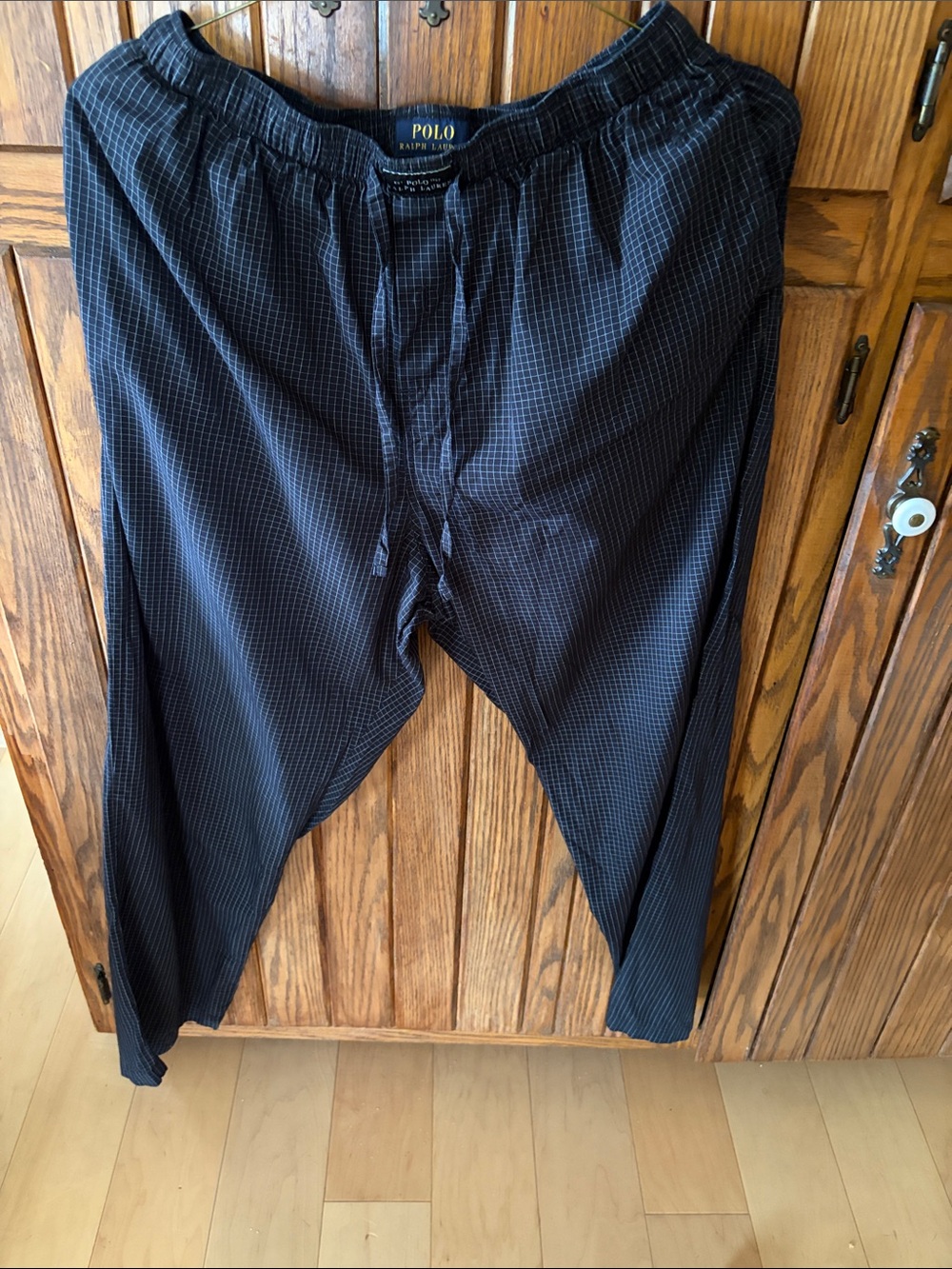 Polo by Ralph Lauren Men's black & white check lounge  pants  Size XL